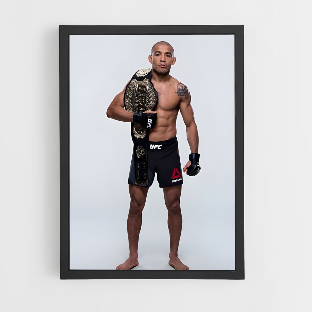 Poster Aldo Champion – affiche MMA (vue 2)